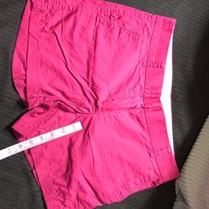 Pink, size 2 J Crew Chino shorts.